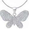 Silvego Silvego Stříbrný přívěsek motýlek s mikro-zirkony SHZP570