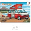 Omaľovánka A5 Karavany