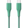 ER POWER kábel USB-C/C GRS 60W 120cm zelený, ERPWCBCTCGN