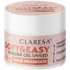 Claresa UV/LED gél na nechty Soft & Easy Builder gel Gold Prosecco 45 g