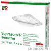 SUPRASORB P SENSITIVE silikónový penový obväz border (15x15 cm) 10 ks