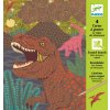 Djeco vyškrabávacie obrázky Dinosaury uni