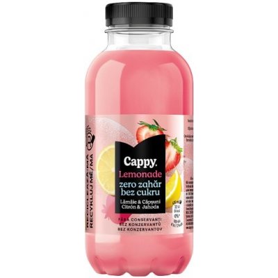 Cappy Lemonade citrón & jahoda 400 ml