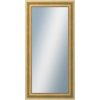 DANTIK - Zrkadlo v rámu, rozmer s rámom 60x120 cm z lišty KŘÍDLO veľké zlaté patina (2772)