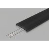 Krycia lišta pre profil Diagonal 14, naklapávacia, čierna 2000mm
