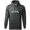 Evoluce Windsurfing - Mikina pánska Cape s kapucňou - 5XL ( Tmavá bridlica (sivá so zeleným nádychom) )