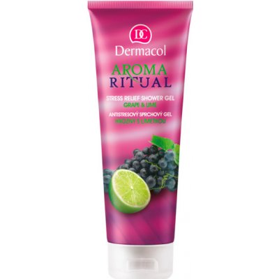 Dermacol Aroma Ritual Hrozny s limetkou antistresový sprchový gél 250 ml