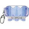 L Style Puzdro na šípky Krystal Flight Case - clear blue