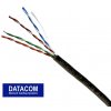 Datacom 1155 UTP, CAT5e, PVC, 305m, černý