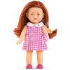 Bábika Mini Corolline Ruby Corolle dlhé ryšavé vlasy s hnedými očami a ružové šaty 20 cm