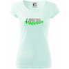 Capoeira nápis - zelený - Pure dámske tričko - 2XL ( Frost )