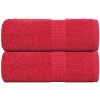 Uteráky, 2 ks, červené, 30 x 30 cm, bavlna 100 %