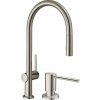 Súprava kuchynská batéria Hansgrohe Talis M54 72801800, dávkovač tekutín Hansgrohe A41 40438800