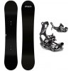 Raven Pure black pánsky snowboard + Raven FT360 black snowboardové viazanie - 157W cm + M (EU 39-42)