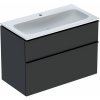Geberit iCon umývadlo so skrinkou 90 cm grafitová 502.337.JK.1