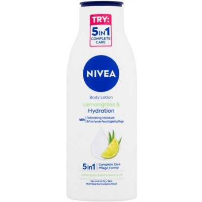Nivea Lemongrass & Hydration (W) 400ml, Telové mlieko