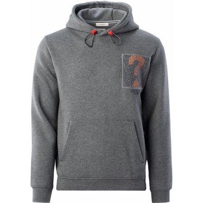 GUESS ERMES HOODIE FLEECE M2BQ20KBD10-MCH Sivá