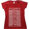 Joy Division tričko Unknown Pleasures Žena Červená