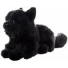 Plyš Mačka čierna ležiaca 20 cm Eco-friendly