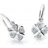 Cutie Diamonds detské náušnice z bieleho zlata s diamantmi C2245-10-10-X-2-D