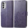 PROTEMIO 48440 ART Peňaženkový kryt Motorola Moto G42 FLOWERS fialový