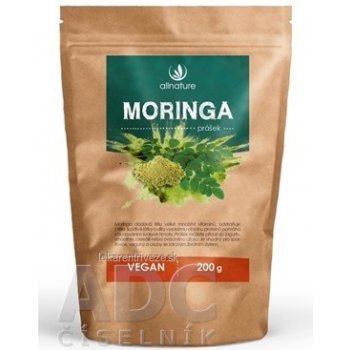 Allnature Moringa prášok Raw 200 g