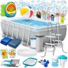 Záhradný bazén s konštrukciou 300 x 175 x 80 cm 18v1 INTEX 26784 + stroj na bubliny ZADARMO