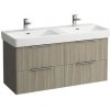 Laufen Základná skrinka pod umývadlo 116 cm, svetlý jilm H4024941102621