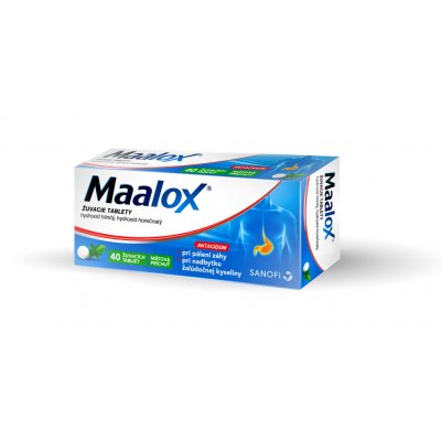 Maalox tbl.mnd.40 x 400 mg/400 mg