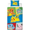 Povlečení Pokémon Pikachu and Starter 140x200cm