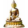 Nefertitis Budha Shakyamuni dotýkajúci sa krajiny mosadz NF19677 - výška cca 12 cm