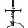FOMEI Master LS-15B MINI, multifunkčný kovový stojan, čierny