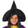 Klobúk čarodejnícky detský s vlasmi