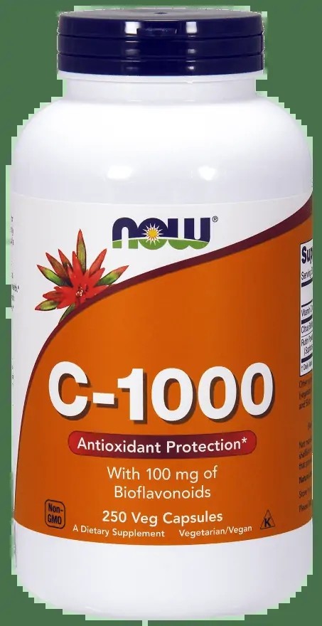 Now Foods Vitamín C 1000 mg Bioflavonoidy a Rutin 250 veg kapsúl od 14,67 €  - Heureka.sk