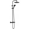 Sprchový systém Hansgrohe Vernis Blend na stenu s termostatickou batériou matná čierna 26426670
