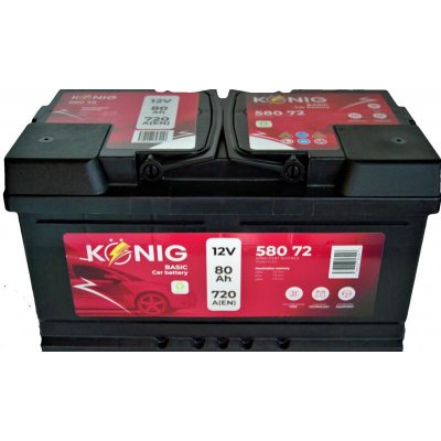 König Basic K58072 12V 80Ah 720A