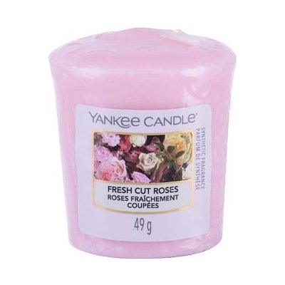 Yankee Candle Fresh Cut Roses 49 g vonná svíčka