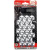 AMIO sada krytiek pre skrutky kolies 17 mm - chrómové