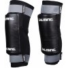 Brankárske florbalové chrániče kolien SALMING Goalie Kneepads E-Series Black/Grey XL