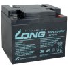 LONG batéria 12V 45Ah M6 LongLife (WPL45-12N) PBLO-12V045-F8AL