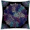 XPOSE® Mikroplyšová obliečka na vankúš MANDALA 1 (digitálna tlač) 40x40 cm, Mikroplyš