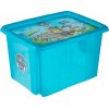 Keeeper Box s vekom Labková patrola, 45 × 35 × 27 cm, 30 l, modrý, 1223863213700