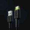 Green Cell KABGC06 USB Cable - USB-C, 120cm, černý