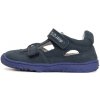 Detské kožené Barefoot sandálky D.D.step Royal blue G077-41892 31