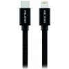 Swissten 71525201 Datový, Textile USB-C / Lightning, 1,2m, černý