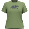 Smartwool Dámske tričko OSA VEGA SHORT SLEEVE GRAPHIC TEE W zelená mix