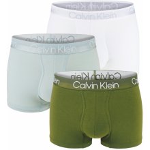 Calvin Klein modern structure aqua and army green 3pack