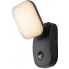 RABALUX Vonkajšia LED nástenná lampa so senzorom Odiel – LED 12 W, 850 lm, IP44, 220 × 120 mm