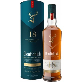 Glenfiddich Single Malt 18y 40% 0,7 l (tuba)