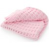 Elsie Deka - háčkovaná vaflová ružová